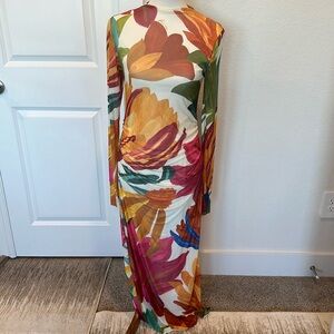 FARM for Anthropologie lined fitted dress!